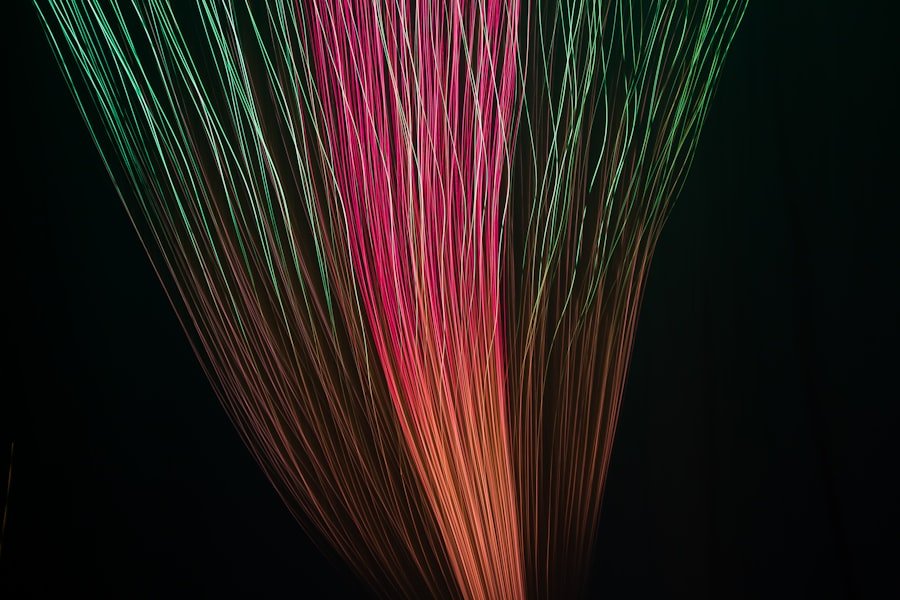 Photo fiber optic installation