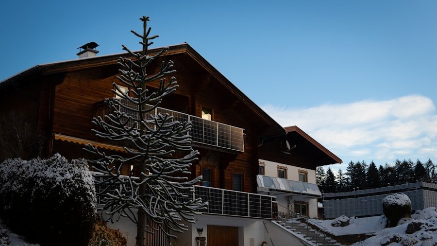 Photo protect vacation home winter