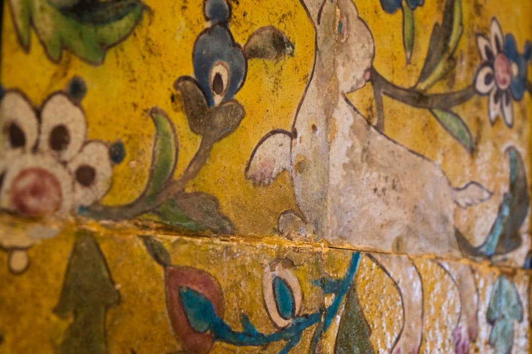 Photo painting tiles